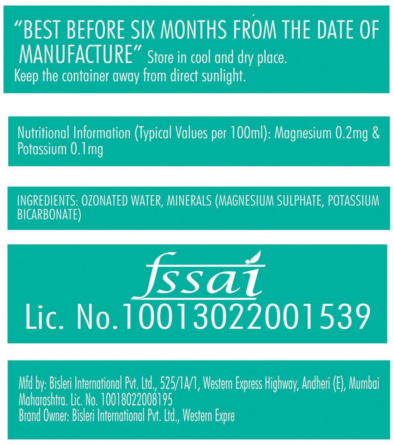 Bisleri Packaged Drinking Water Bottle 2 l Combo