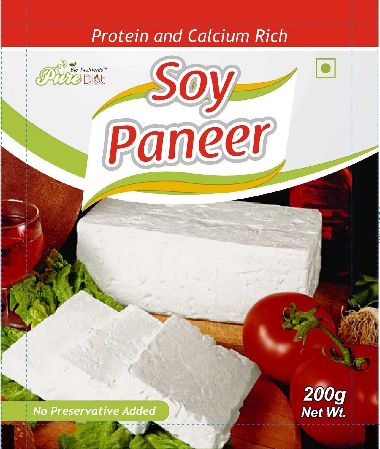 Bio Nutrients Pure Diet Soy Tofu Paneer