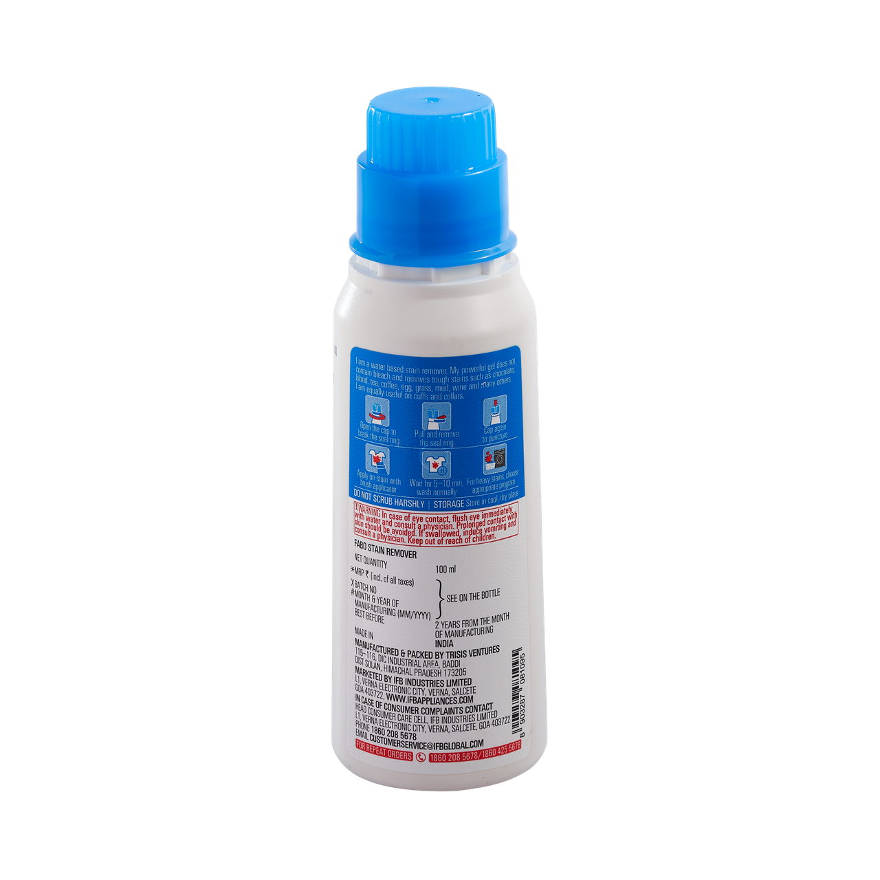 IFB essentials Fabo Stain Remover Liquid 100 ml X 2 Combo