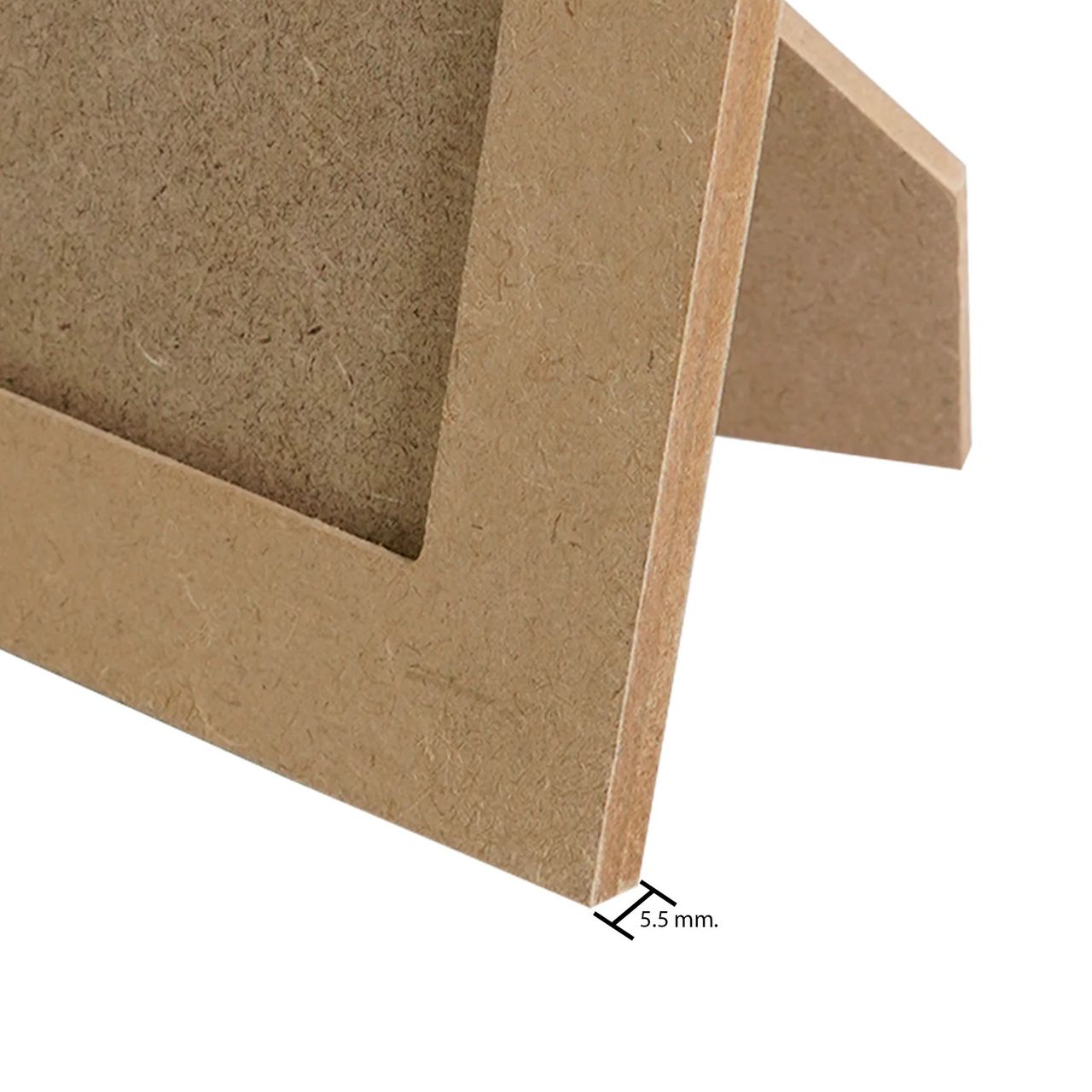 Itsy Bitsy MDF Photo Frame with Stand 3 x 4.5inch 5.5mm Thick
