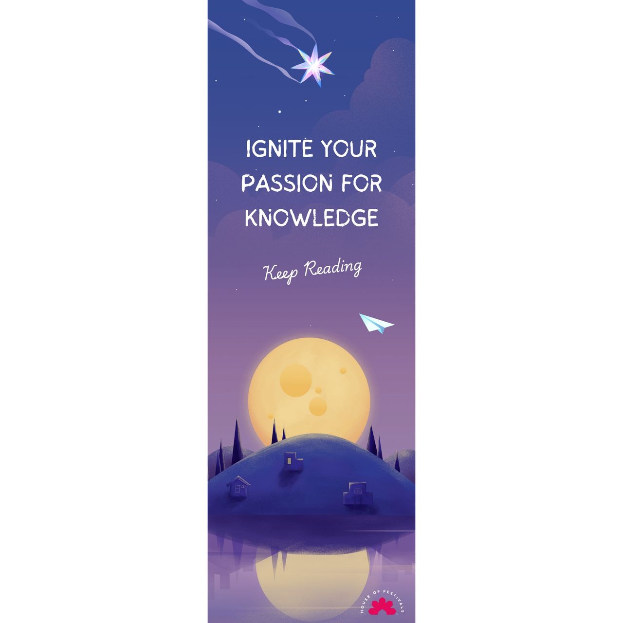 House Of Festivals Bookmark - Design 49
