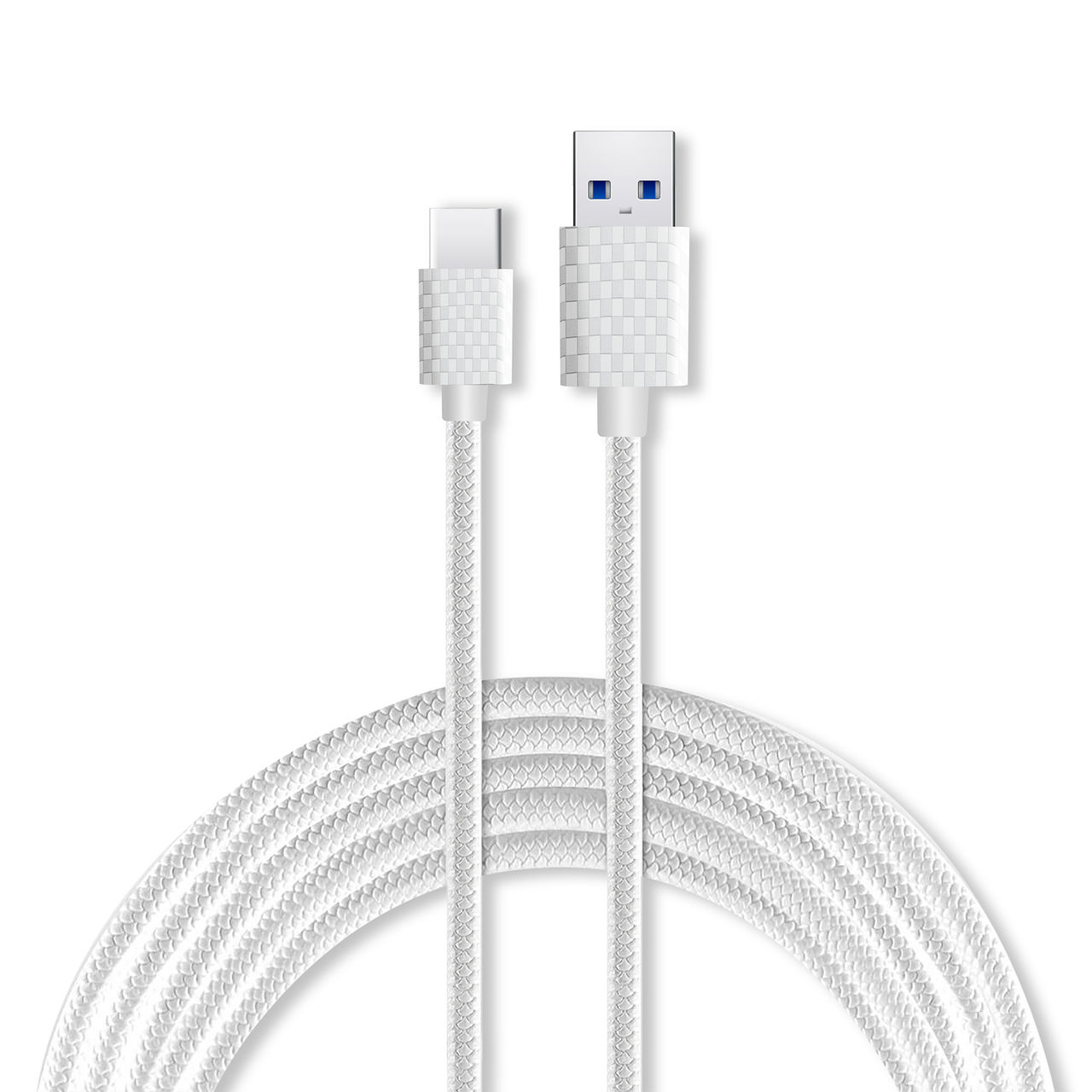 Cellecor Y02 C-Type USB Data Cable Tangle Free With 3A Fast Charging Speed - 1 pc