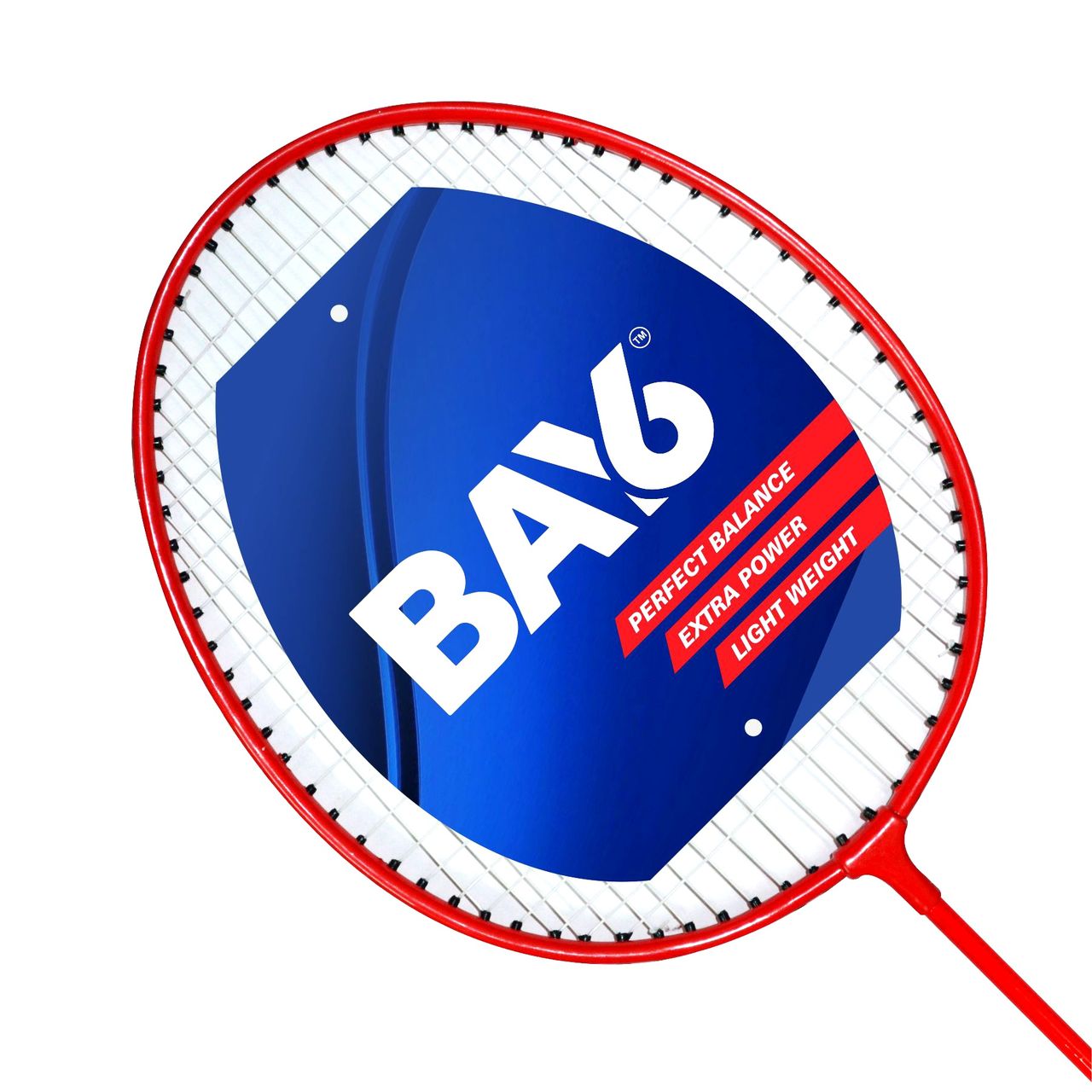 BAY6 Smash Badminton Racket | Red