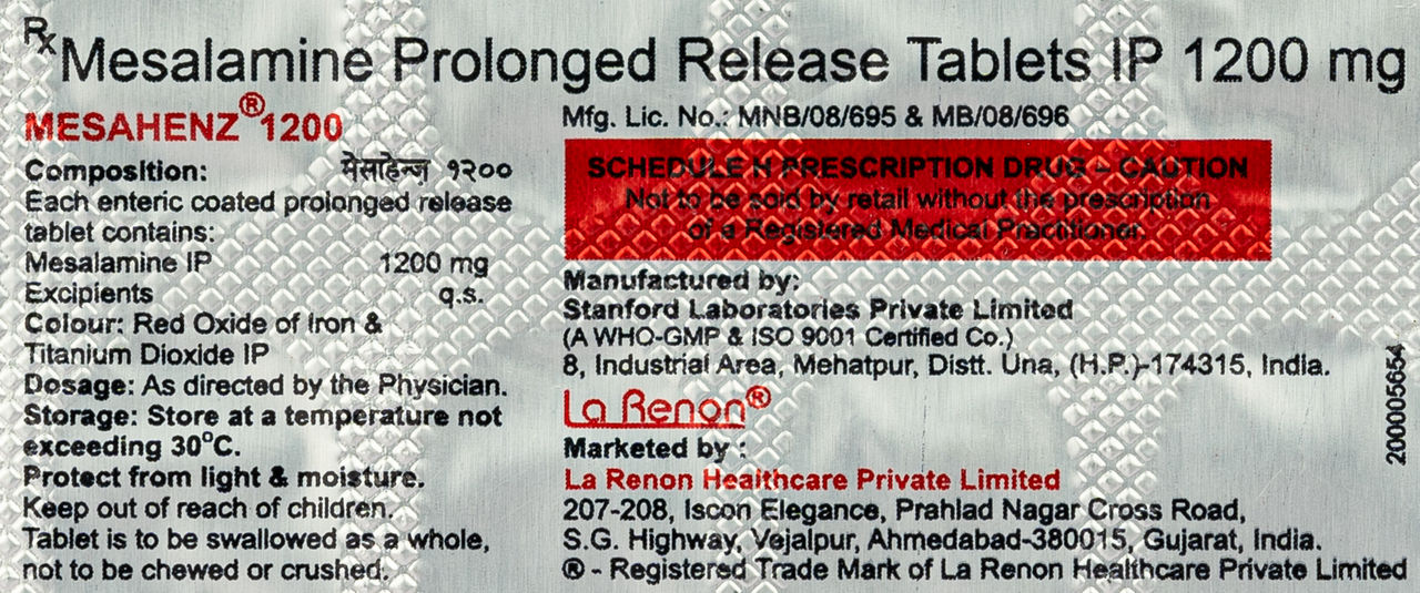 Mesahenz 1200 Tablet PR