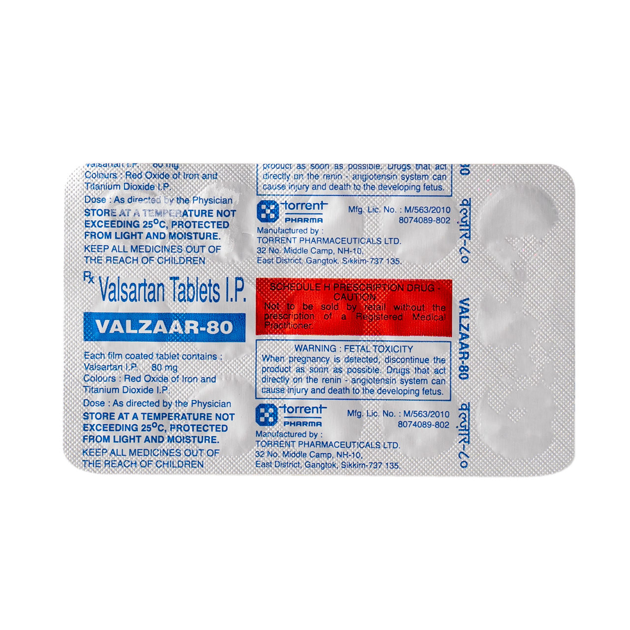 Valzaar-80 Tablets
