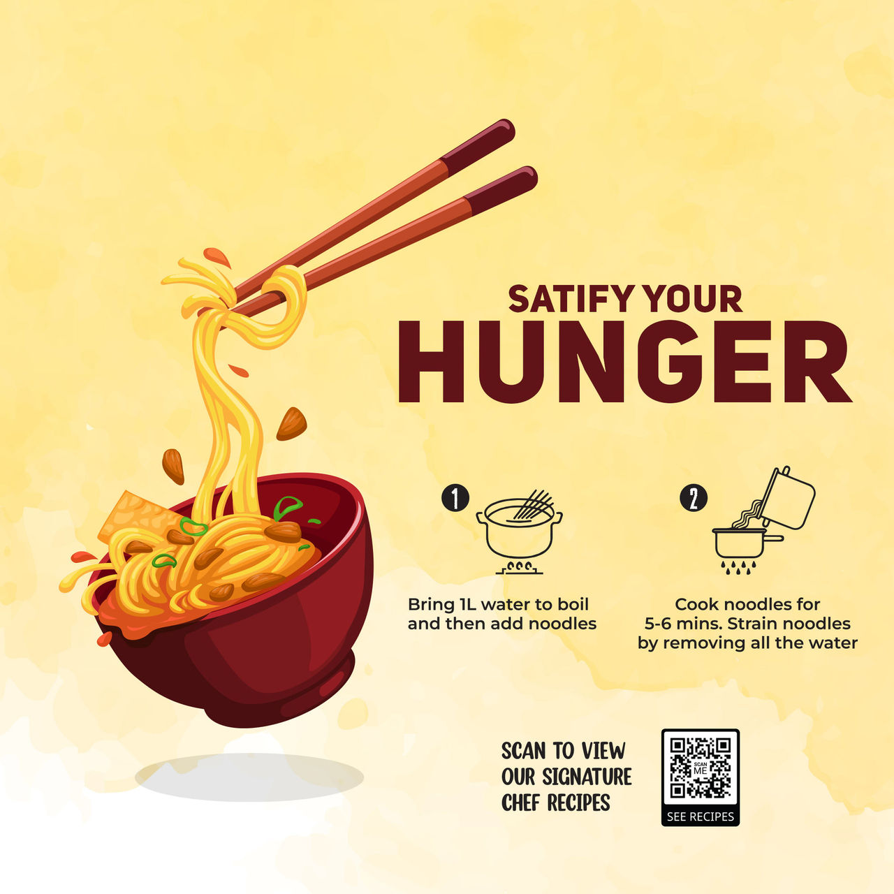Yu Veg Hakka Noodles - Chowmein Style 150 g X 3 Combo