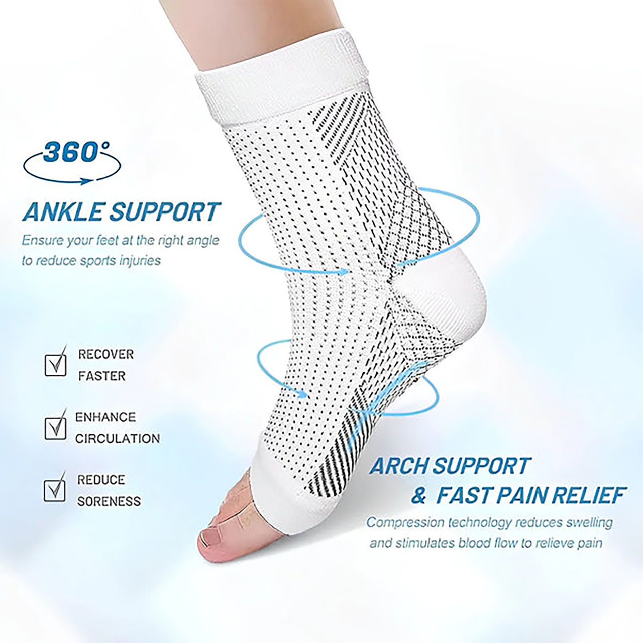 Beyond Unisex Solid Soft Combed Cotton Socks | White - Free Size