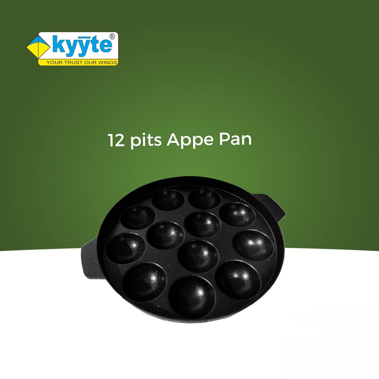 Kyyte Alpha Non Stick Appe Pan With Kaan