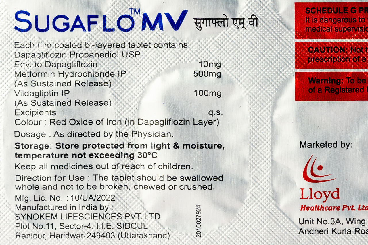Sugaflo MV Tablets
