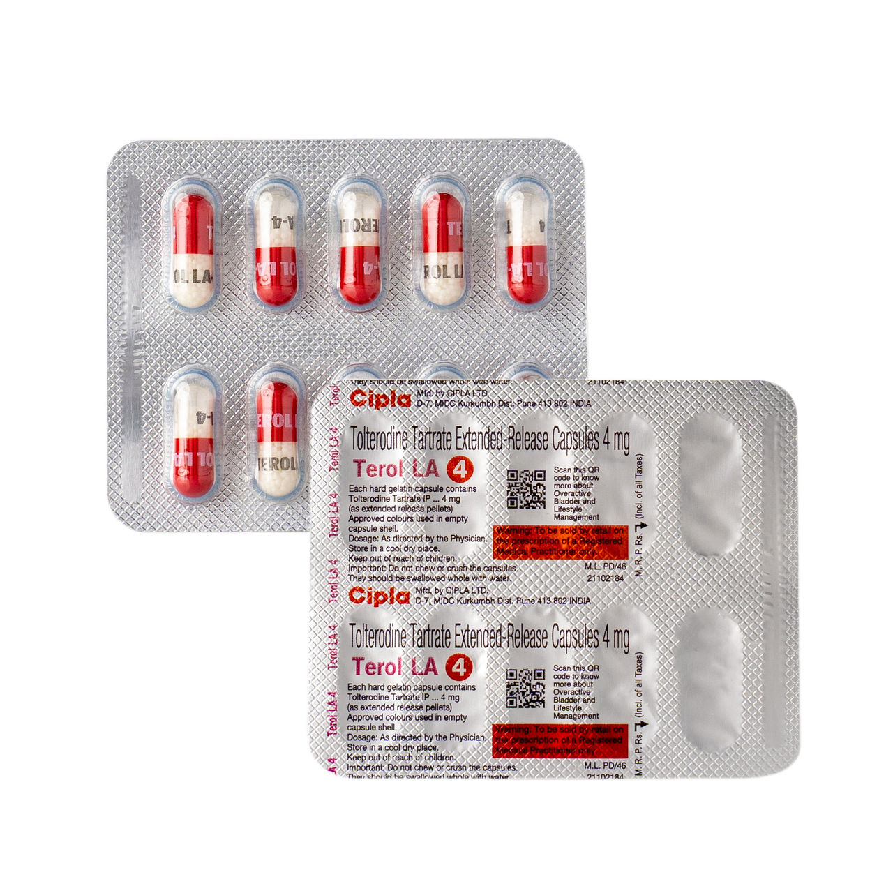 Terol LA 4 Capsules 