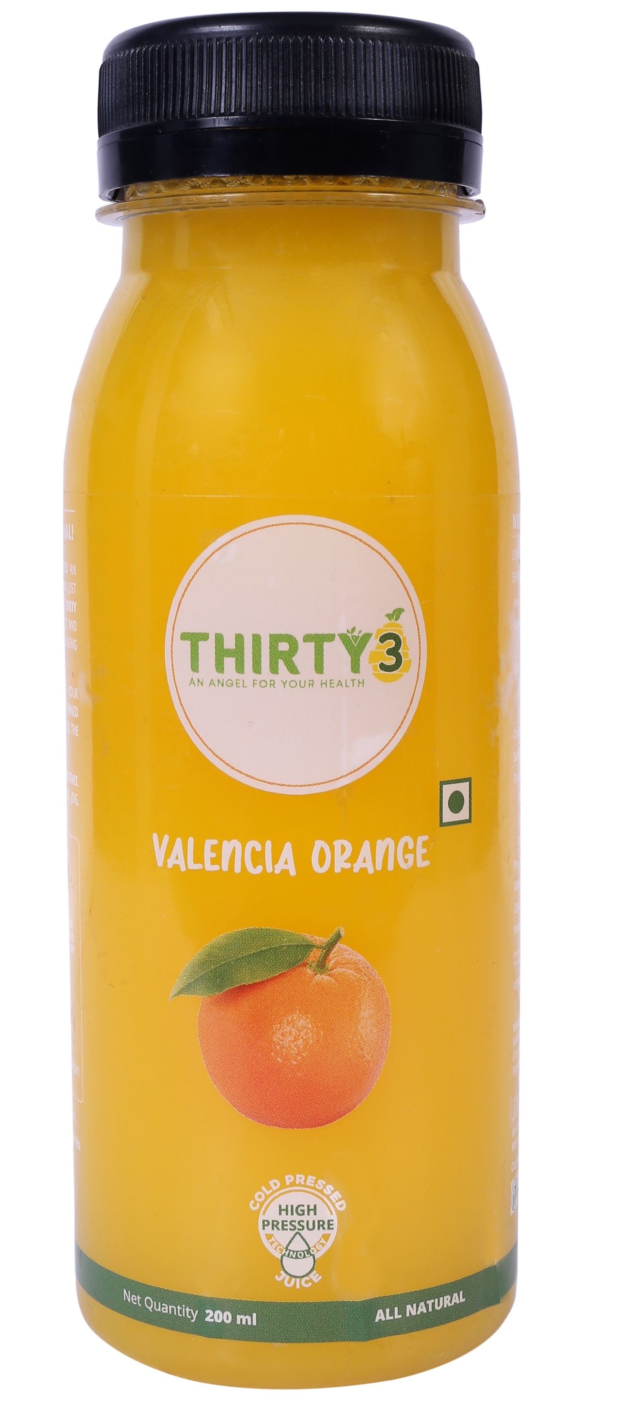 Valencia Orange Juice Bottle