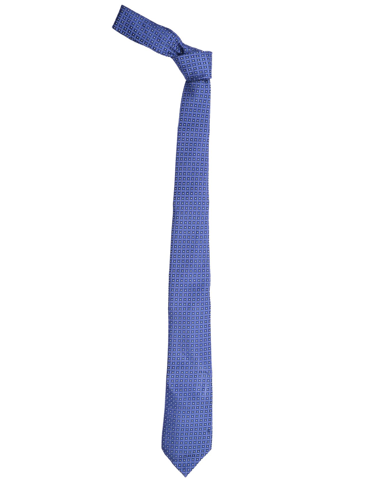 Calvadoss Woven Design Broad Tie | CALT-2142 | Blue