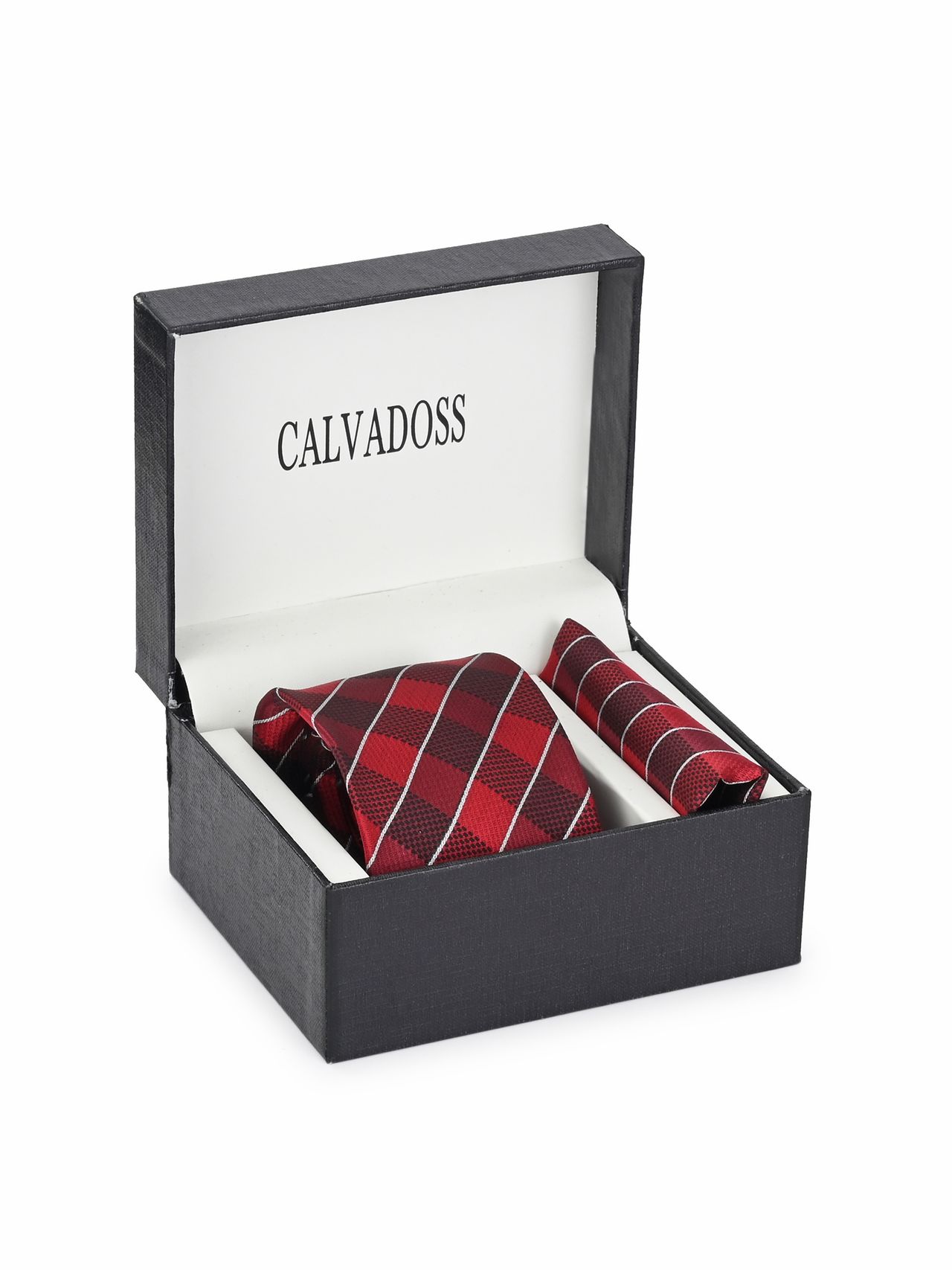 Calvadoss Men's Tie and Pocket Square Gift Set | TPSB-2210 | MultiColour