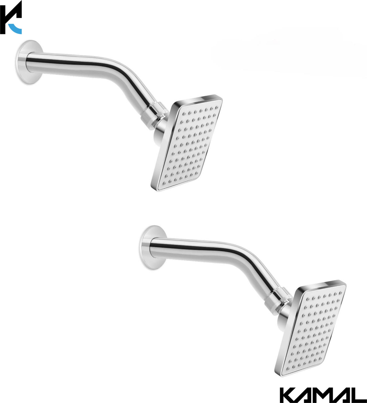 Kamal Sail | With Arm - Set Of 2 Shower Head
