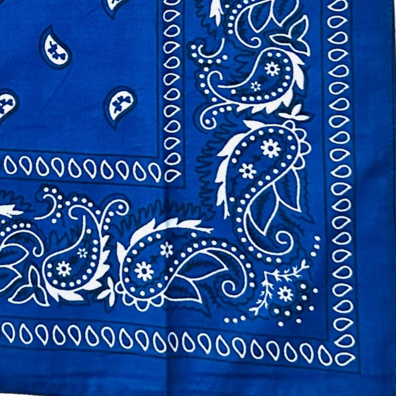 Royal Mart Unisex Cotton Blend Bandana | Red and Blue - One Size