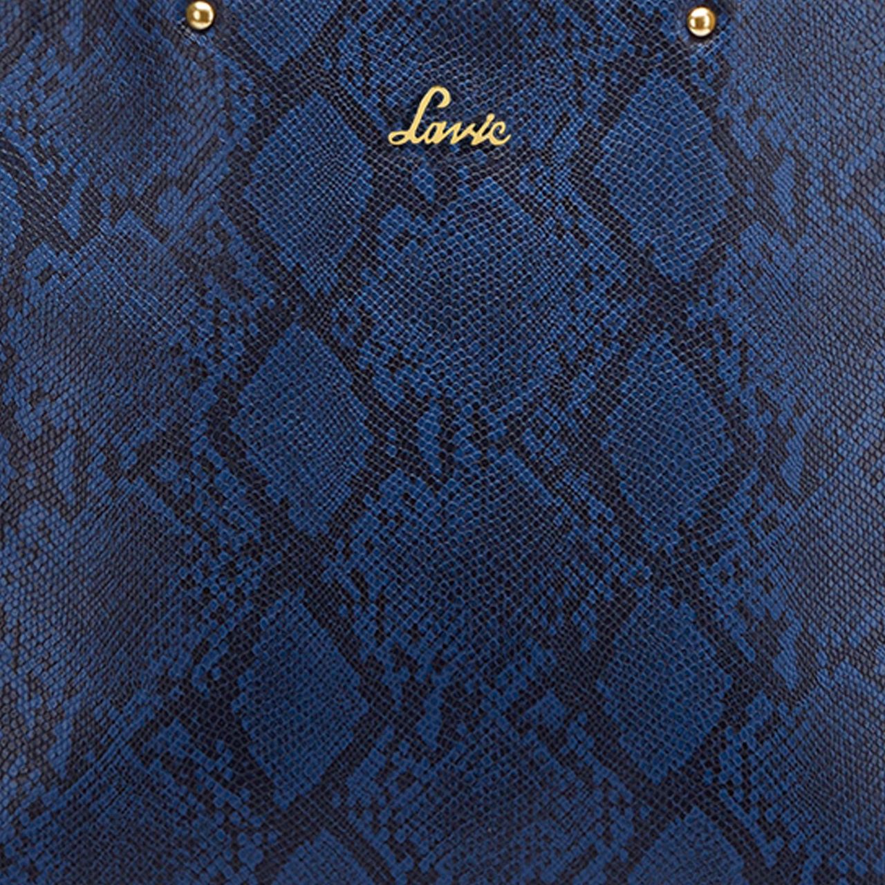 Lavie Women's Python Malgana Large Tote Handbag | Blue