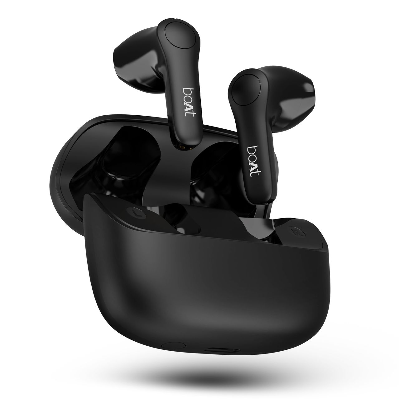 boAt Airdopes Atom 81 Pro Tws Earbuds W/ 100h Playtime, 4 Mics With Enx (Obsidian Noir)