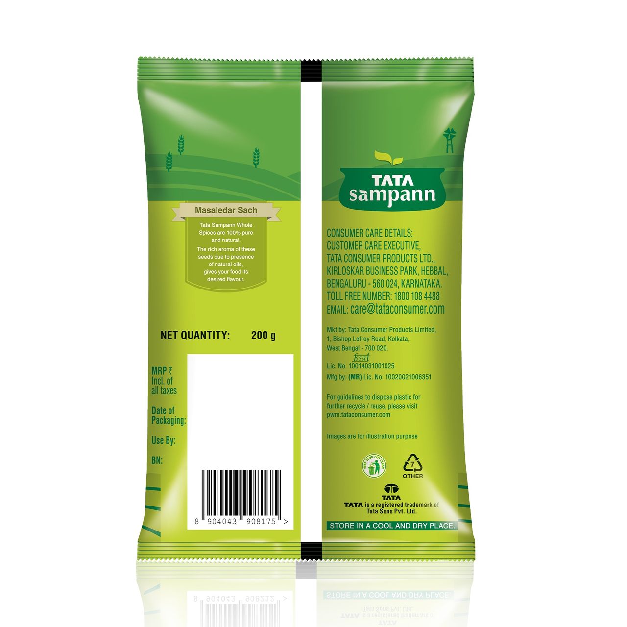 Tata Sampann Whole Spices Cumin Whole