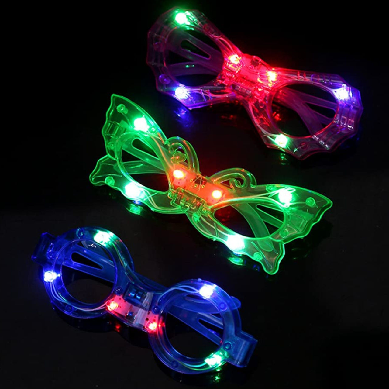 Se7En Led Light Goggles For Party (Colour May Vary)
