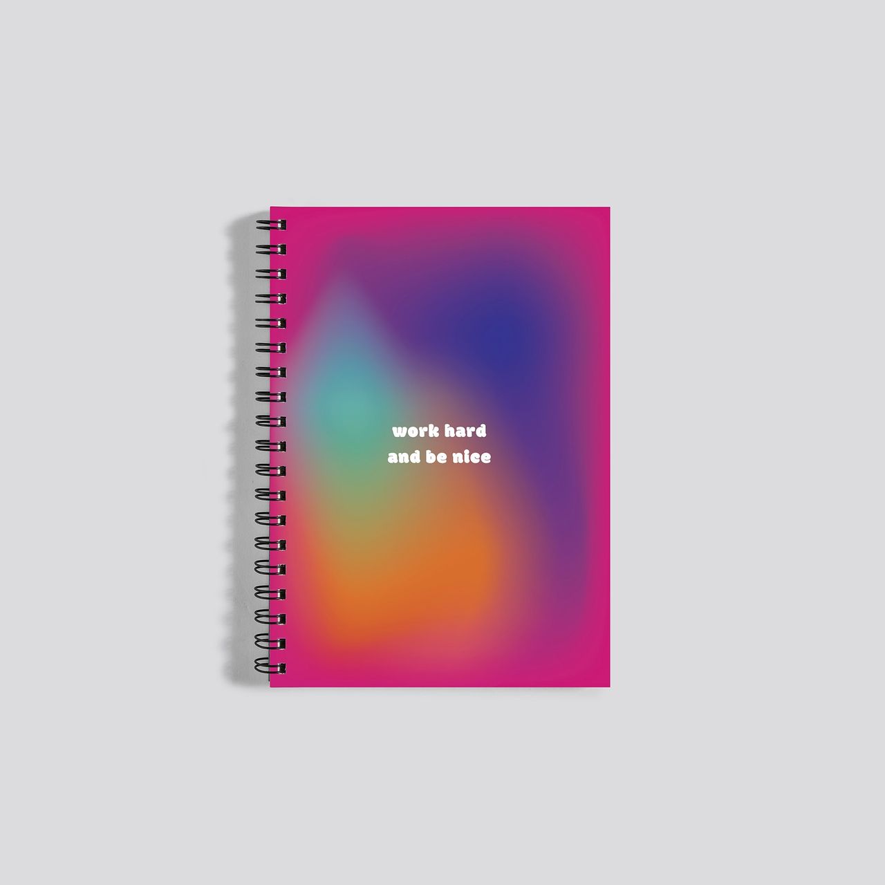 Tiger Notes Blur Series Notebook | B5 Size | 250 Ruled Pages | Natural Shade | Work Hard and be Nice