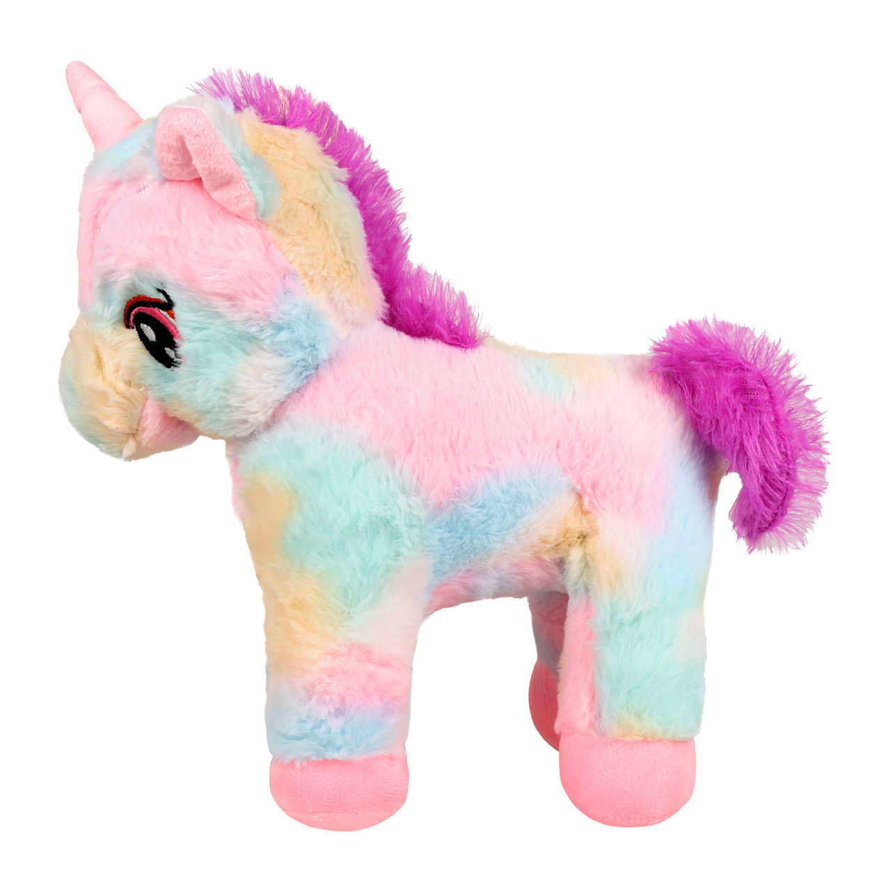 Dearjoy Rainbow Unicorn Soft Toy - Pink