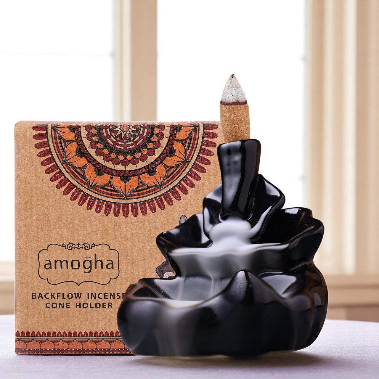 Iris Amogha Backflow Incense Cone Holder | Waterfall