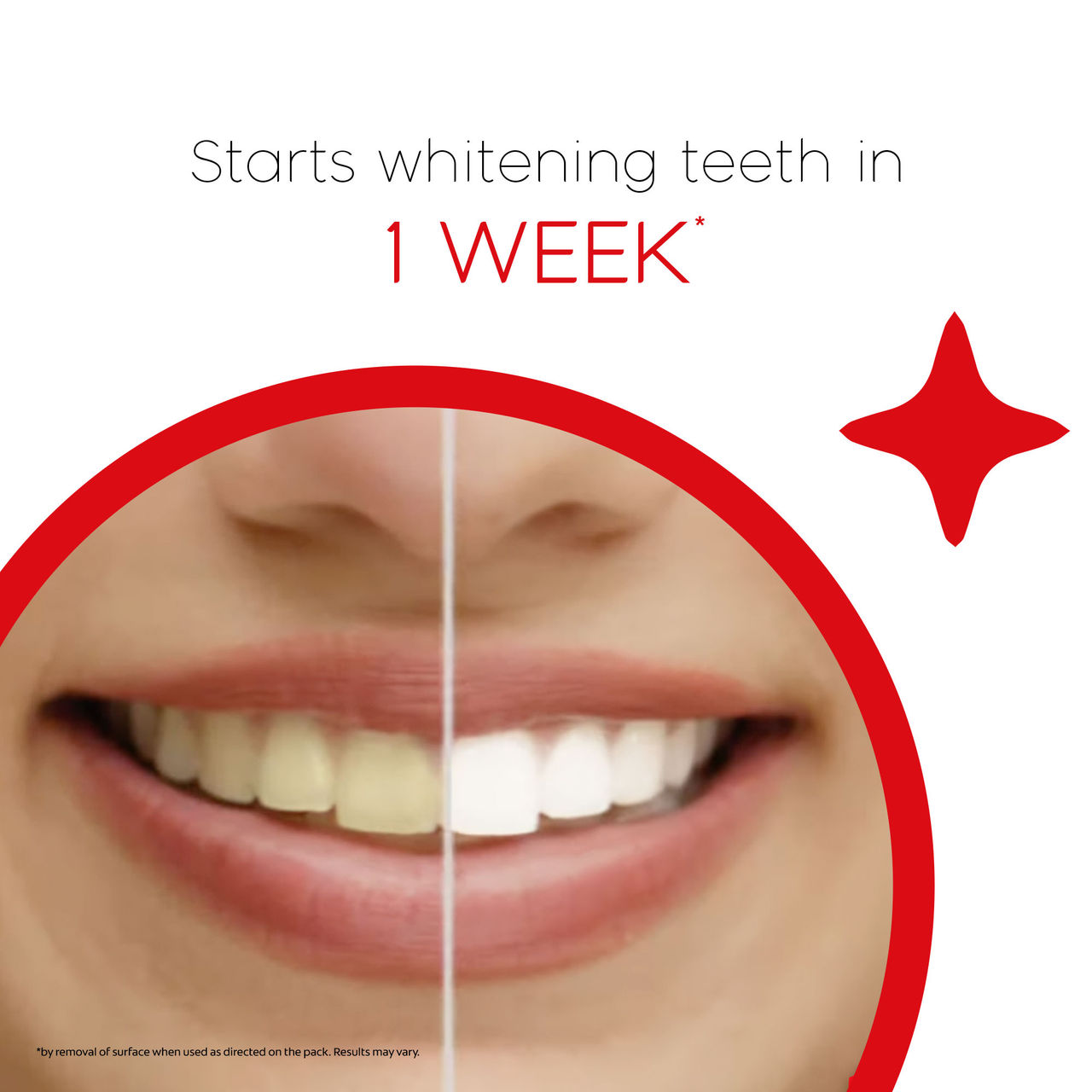 Colgate Visible White Toothpaste Teeth Whitening Starts in 1 week Safe on Enamel, Stain Removal