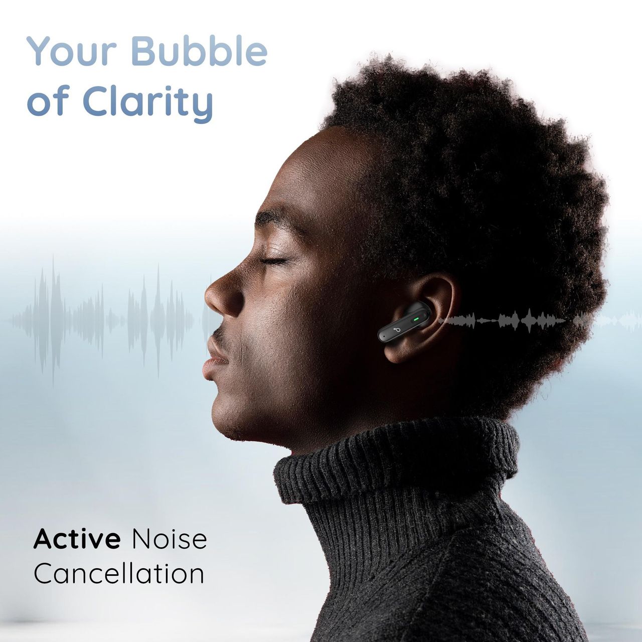 Pebble Blissbuds Ace Black