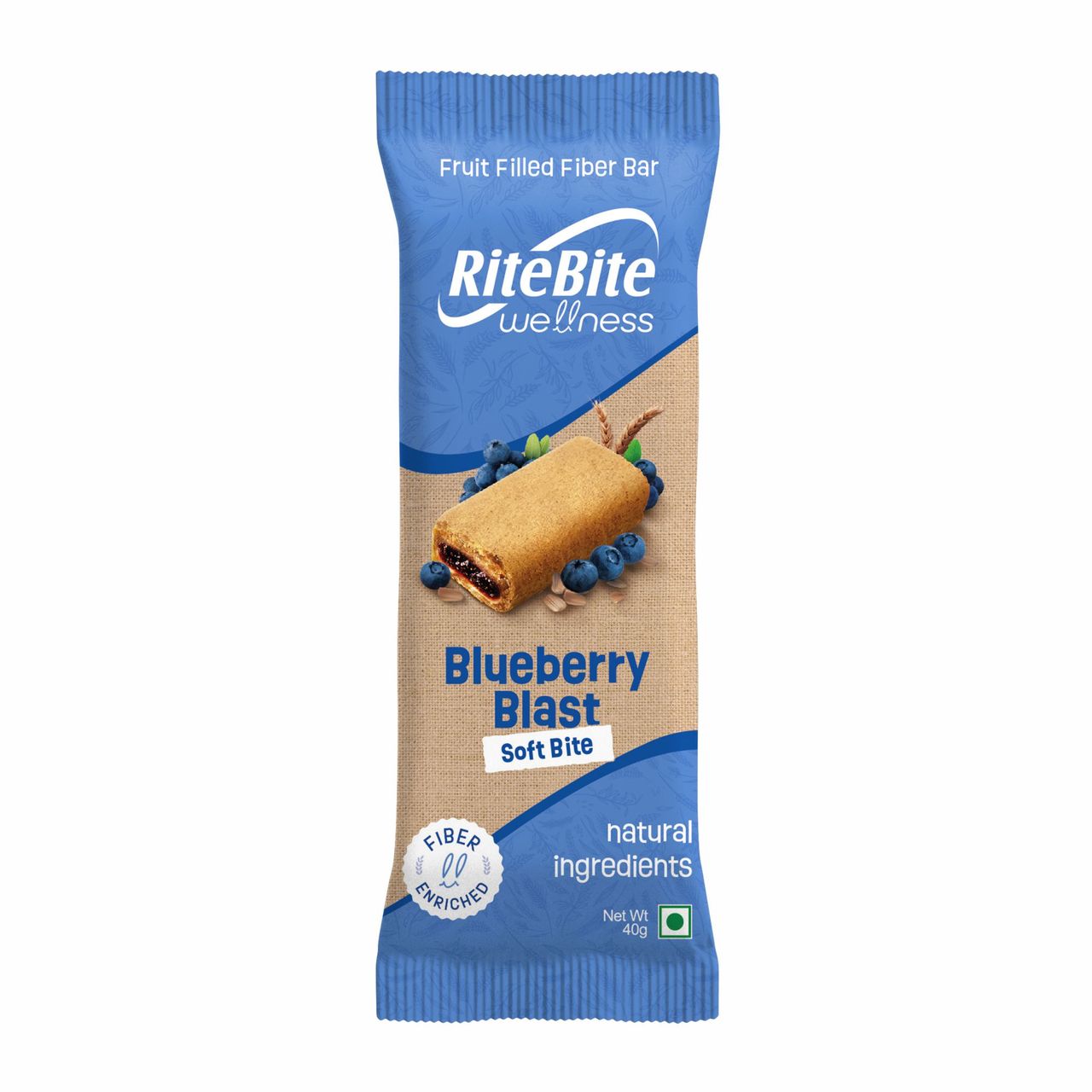 Rite Bite Blueberry Blast Fruitfill Fiber Energy Bar