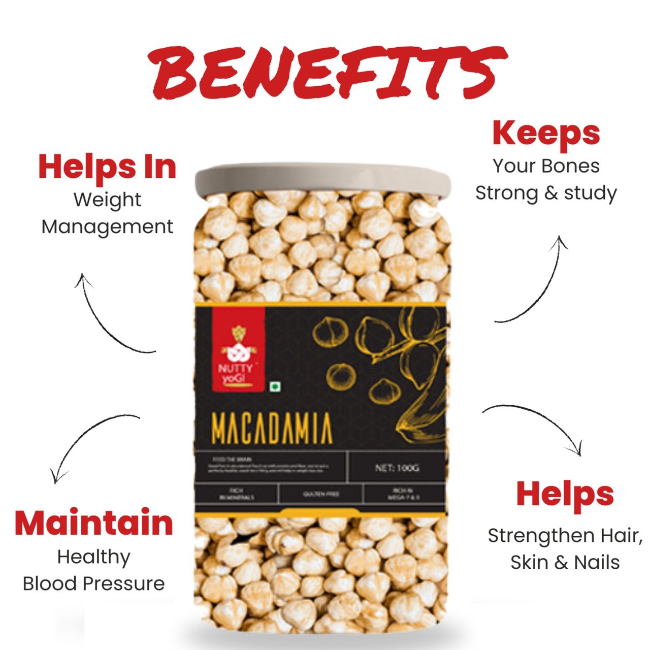 Nutty Yogi Australian Macadamia Nuts