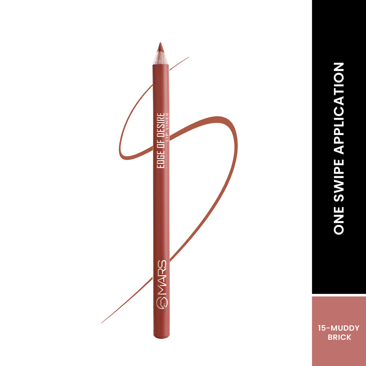 MARS Cosmetics Edge Of Desire Matte Lip Liner (15-Muddy Brick)