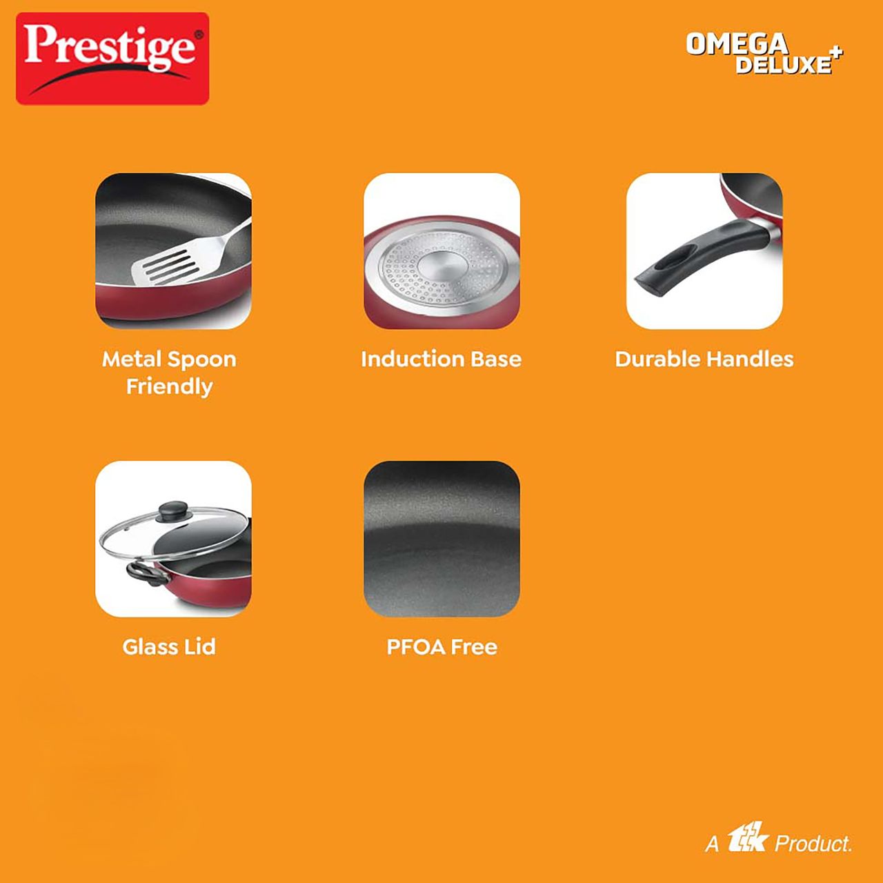 Prestige Omega Deluxe Plus BYK Set of 3