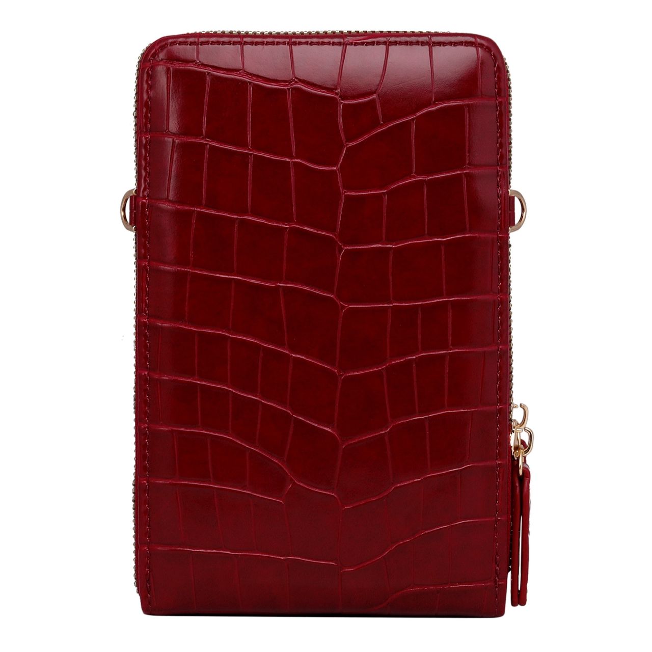 Lino Perros Women's Structured Sling Bag | LWSL00514 | Red