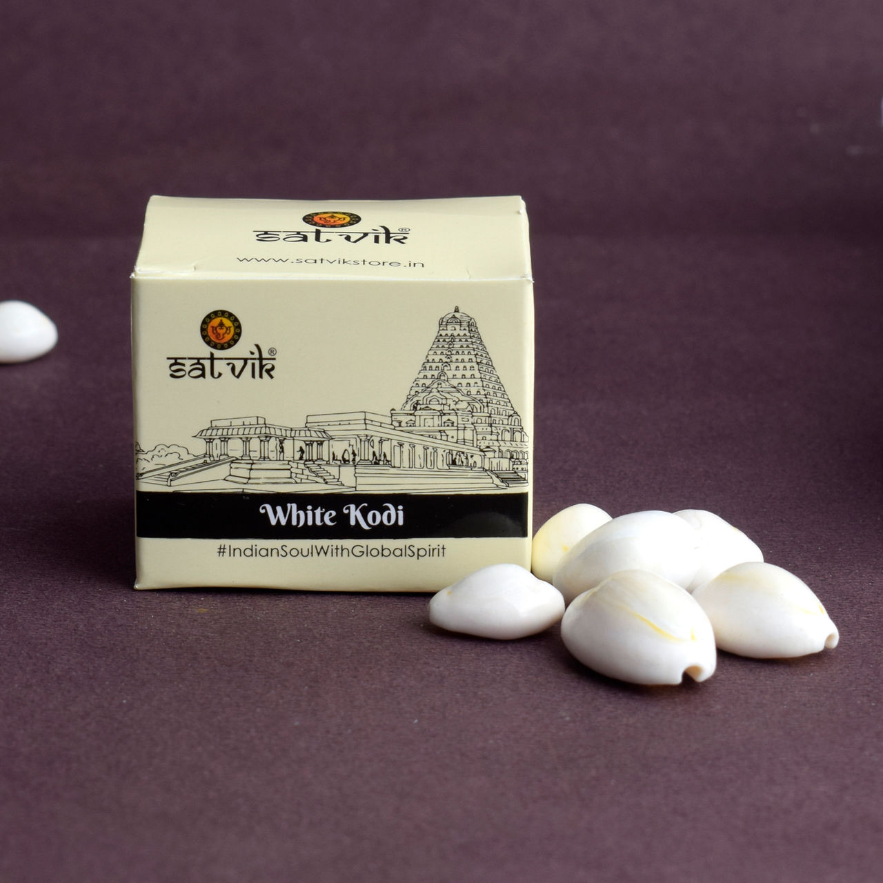 Satvik White Kaudi For Puja