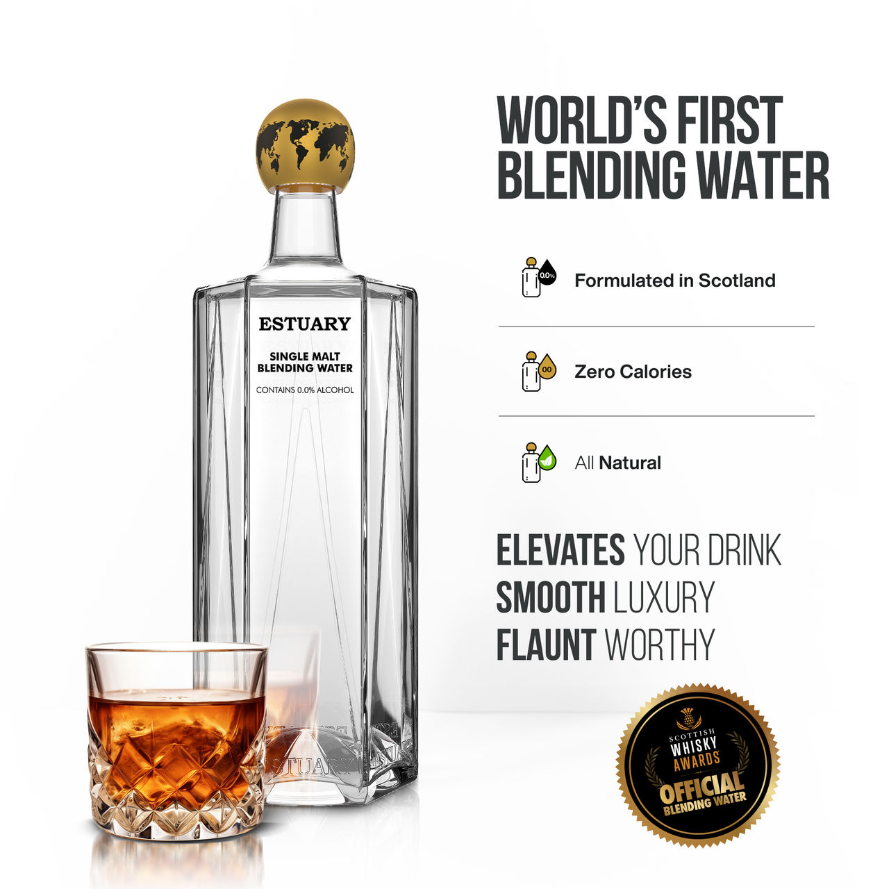 Estuary Single Malt Blending Water 330 ml Combo
