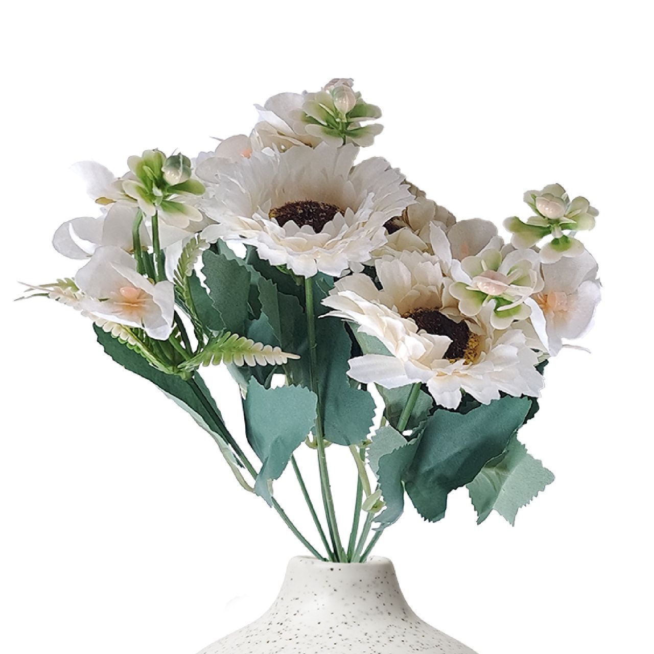 10club Artificial Gerberas And Fern Flowers