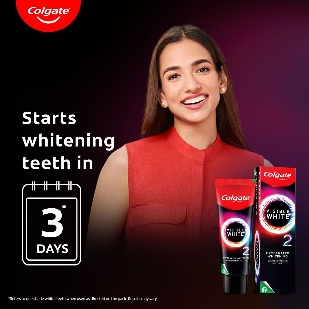 Colgate Visible White O2 Teeth Whitening Toothpaste