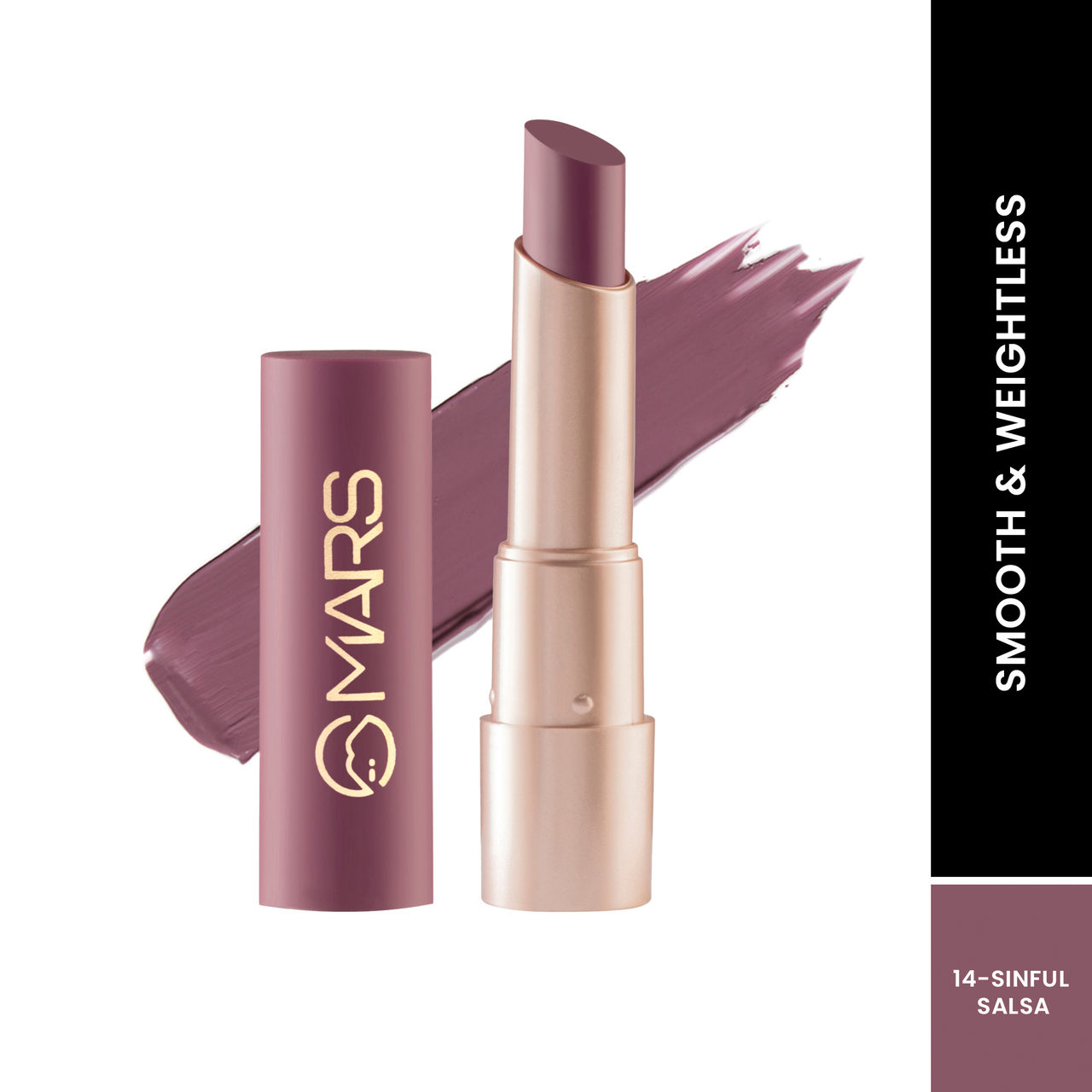 MARS Cosmetics Creamy Matte Long Lasting Lipstick (14-Sinful Salsa)
