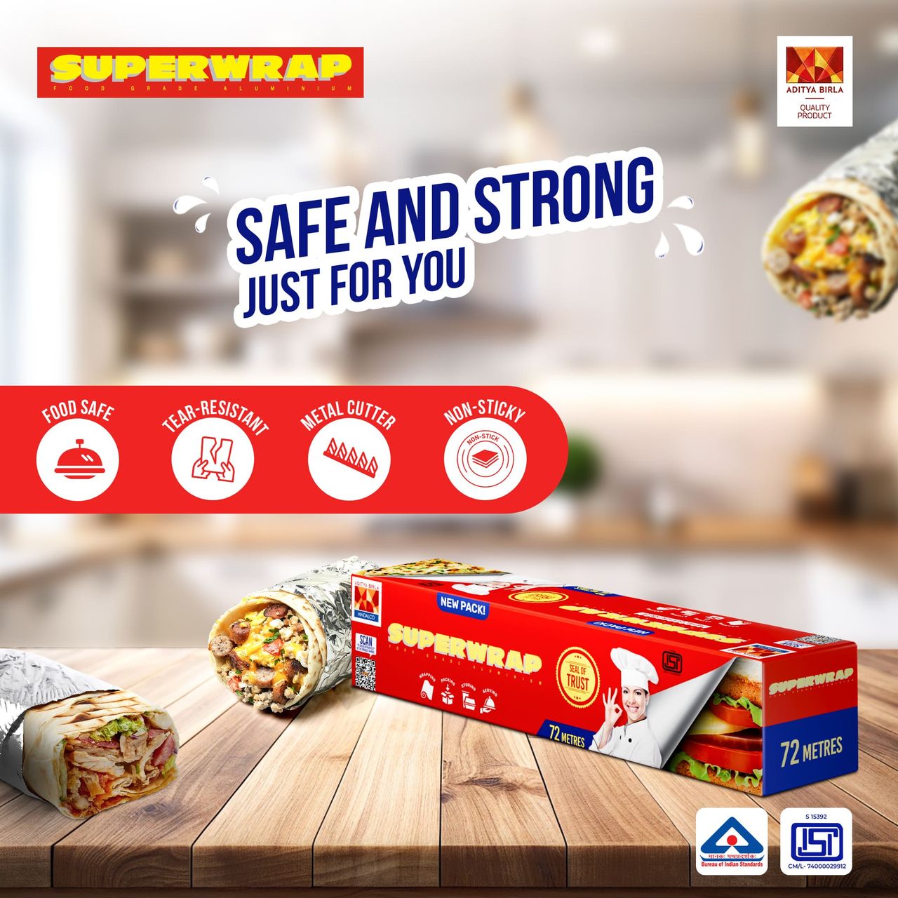 Superwrap Aluminium Foil (72 Meter)