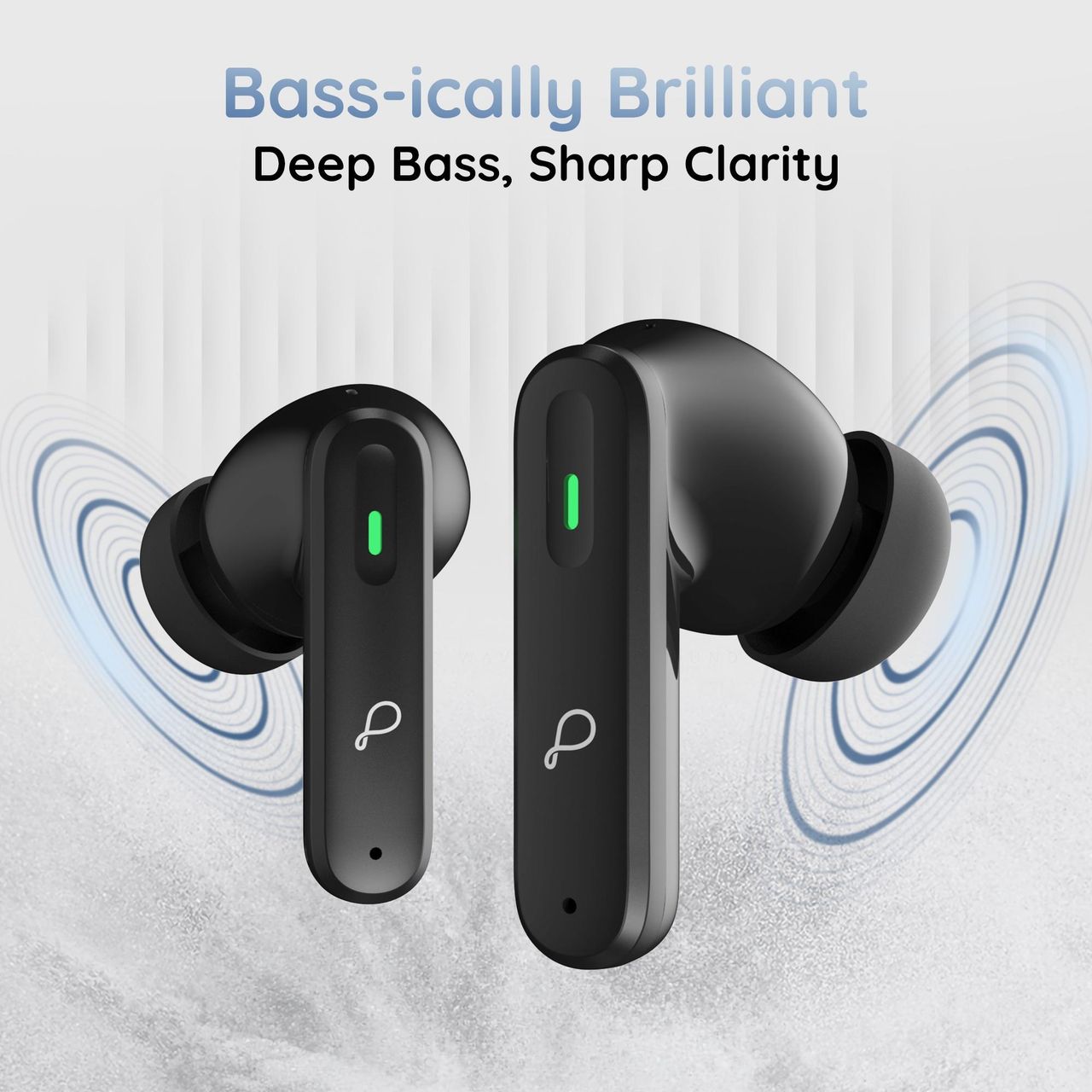 Pebble Blissbuds Ace Black