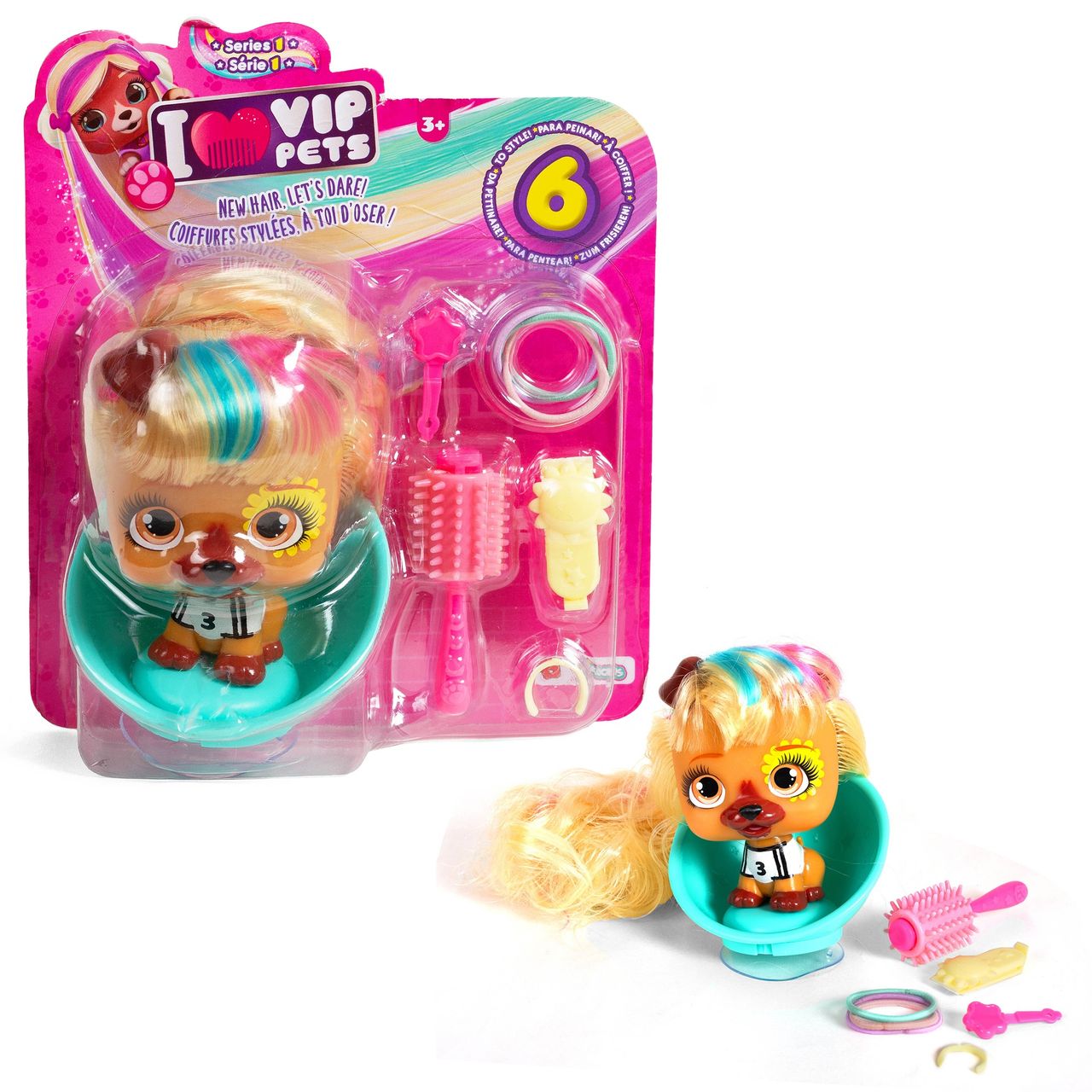 Hamley's VIP Pets Series, 1 Figure & 5 Accessories, 3Y+, Multicolour