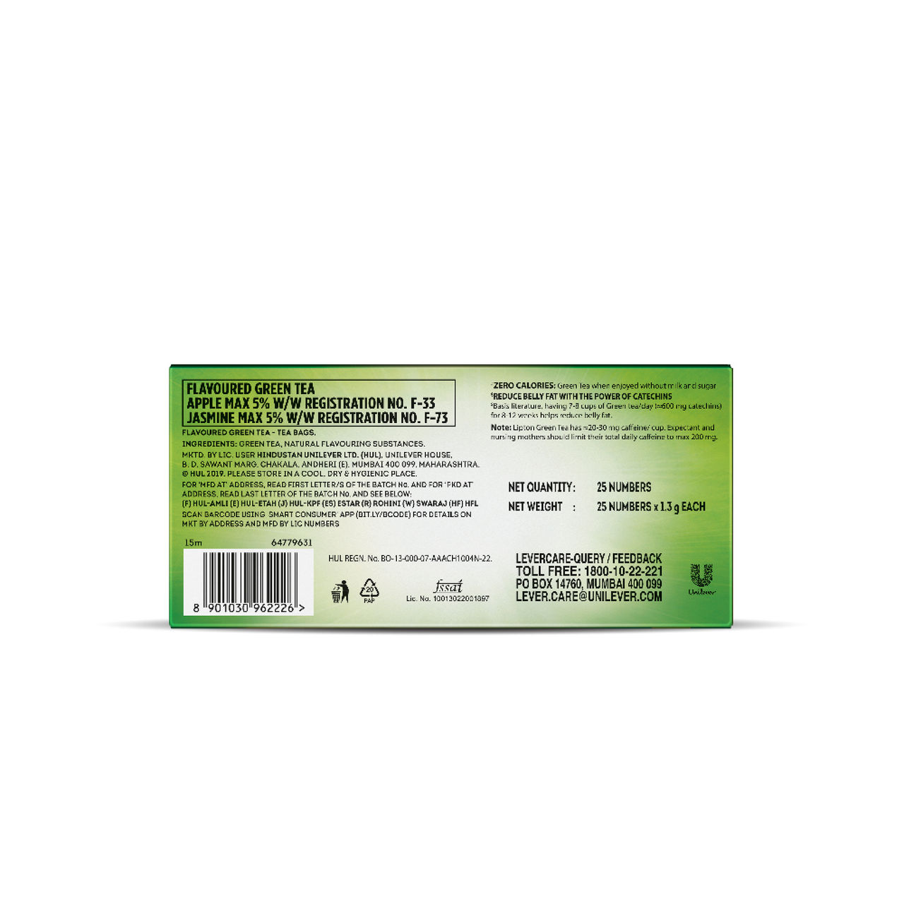 Lipton Clear & Light Green Tea