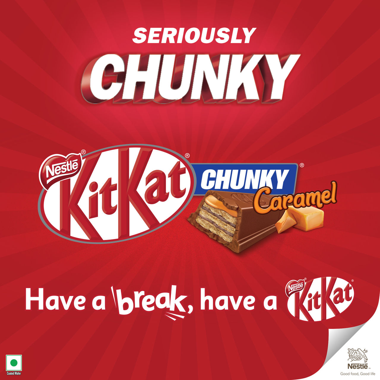 Nestlé KitKat Chunky Caramel
