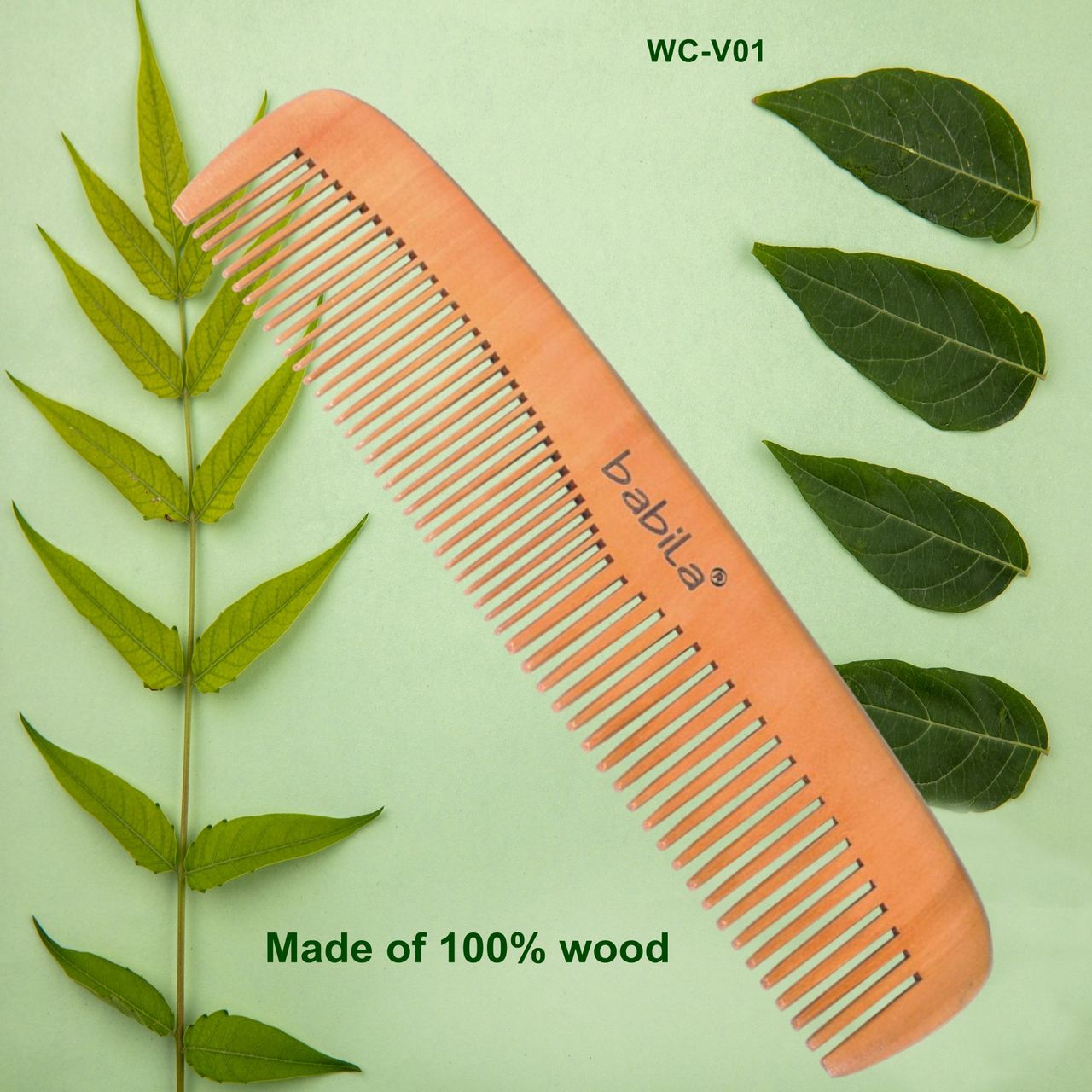 Babila Wooden Dressing Comb- Wc-V01