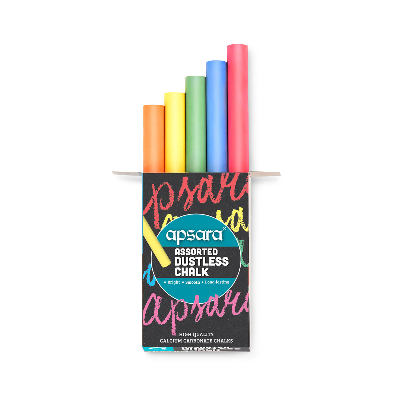 Apsara Dustless Chalk Assorted (Pack of 10)