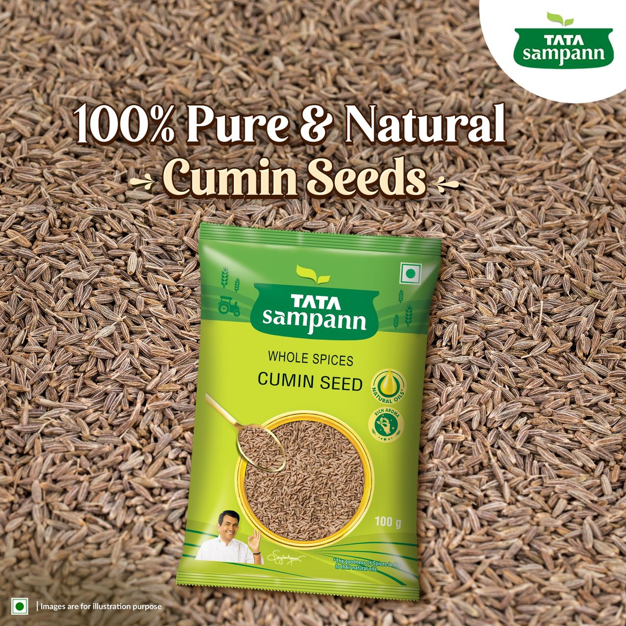 Tata Sampann Whole Spices Cumin Whole