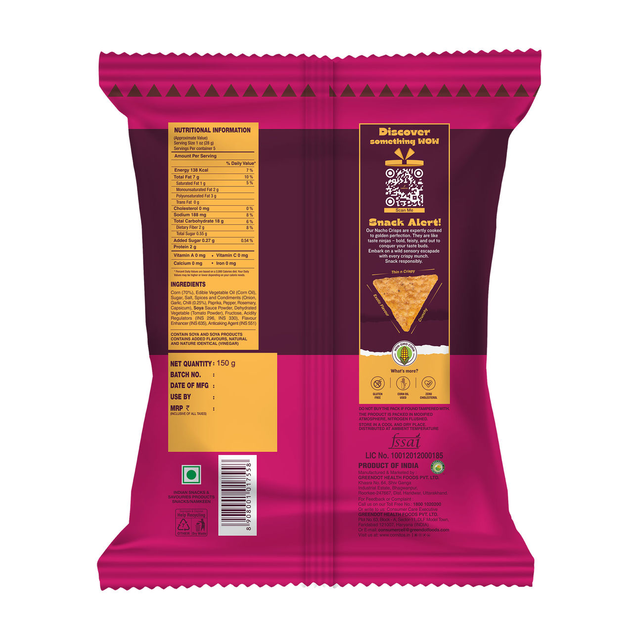 Cornitos Nachos Sweet Chilli
