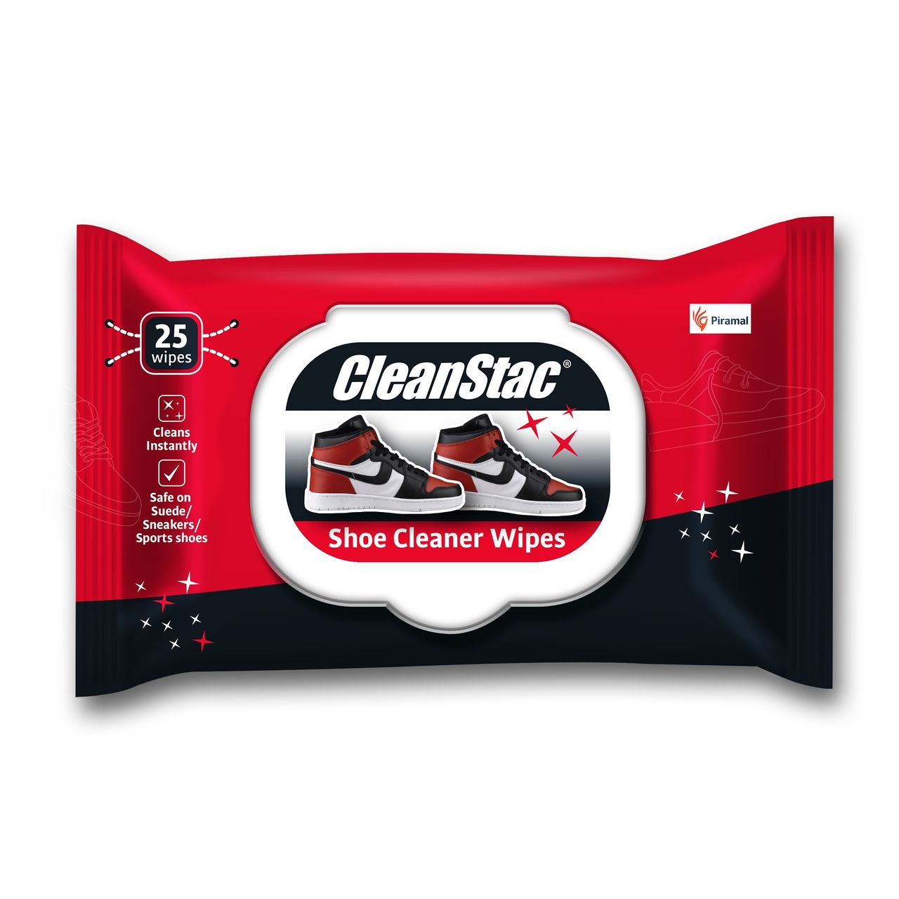 Cleanstac Shoe Cleaner Wipes | Sneaker Wipes For Stubborn Scuff, Dirt and Stains