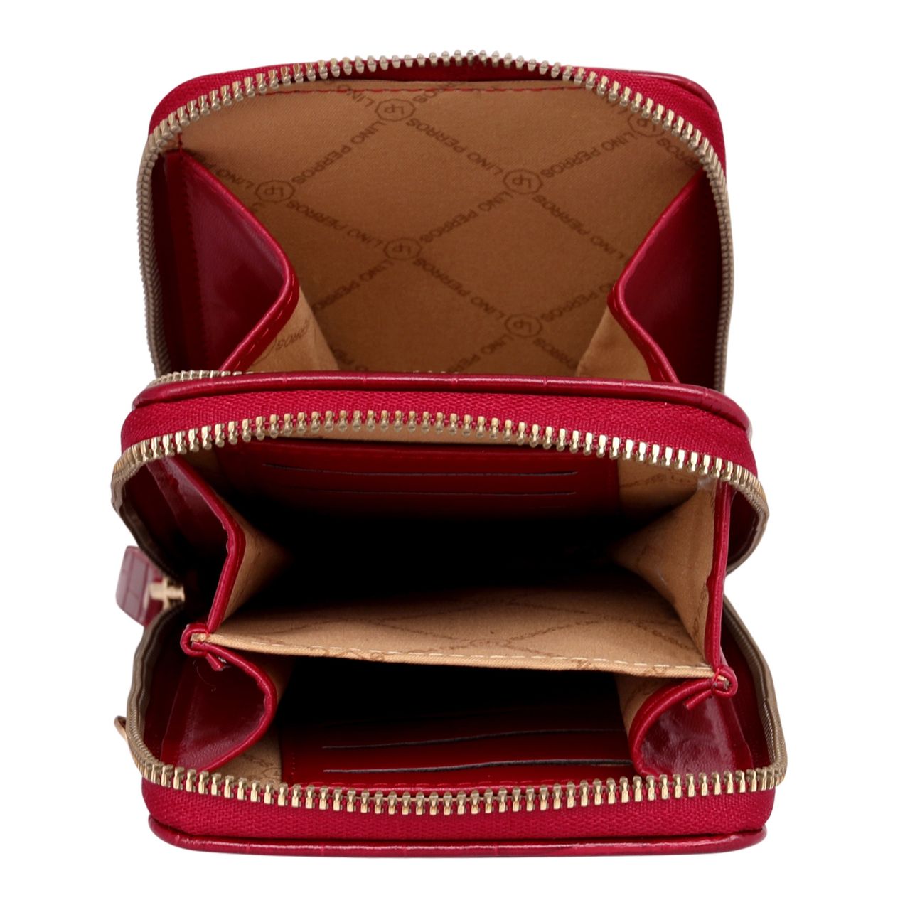 Lino Perros Women's Structured Sling Bag | LWSL00514 | Red