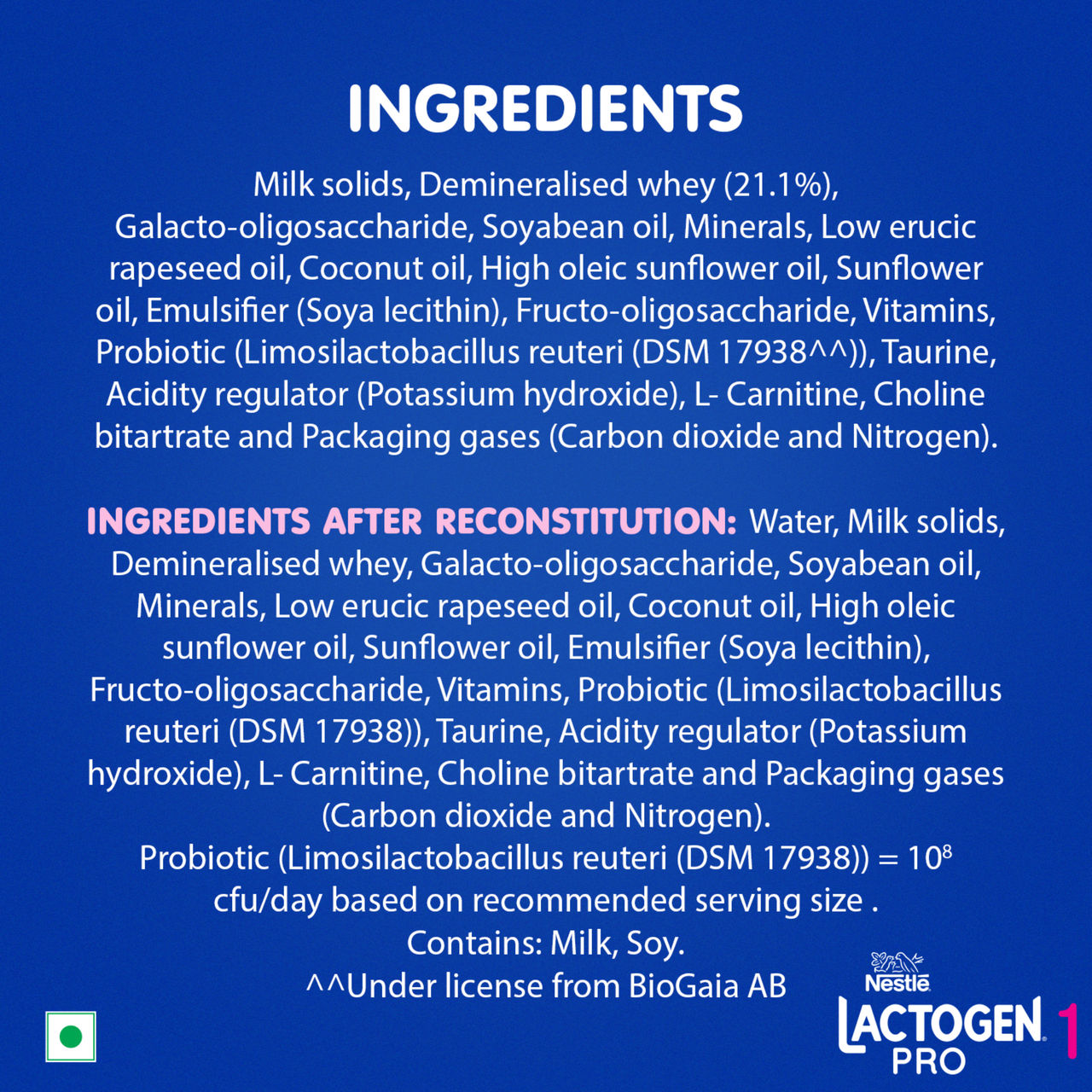 Nestle Lactogen Pro 1 | Infant Formula Probiotic And Prebiotics